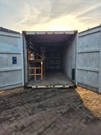 Zeecontainer / bouwcontainer 20 ft met stelling, Ophalen of Verzenden