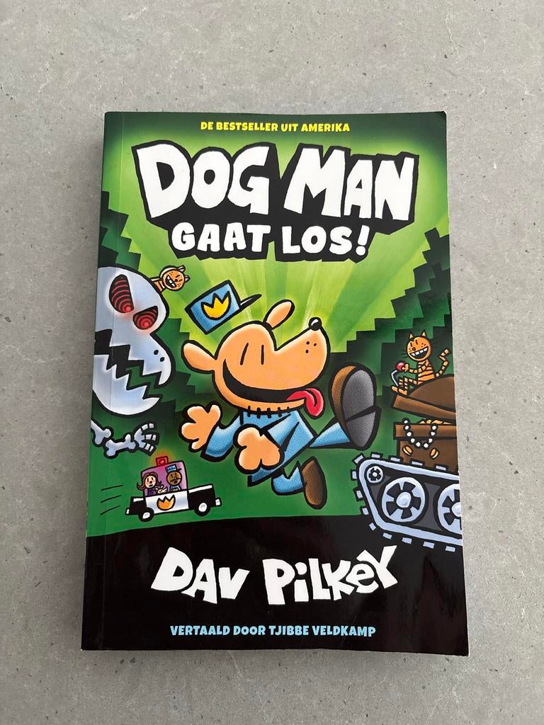 Dog Man Gaat Los! boek, Boeken, Kinderboeken | Jeugd | onder 10 jaar, Ophalen of Verzenden, Zo goed als nieuw, Fictie algemeen