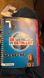 De Wereld In Getallen groep 7 Opzoekboekje, Ophalen of Verzenden, Zo goed als nieuw, Overige niveaus, Nederlands