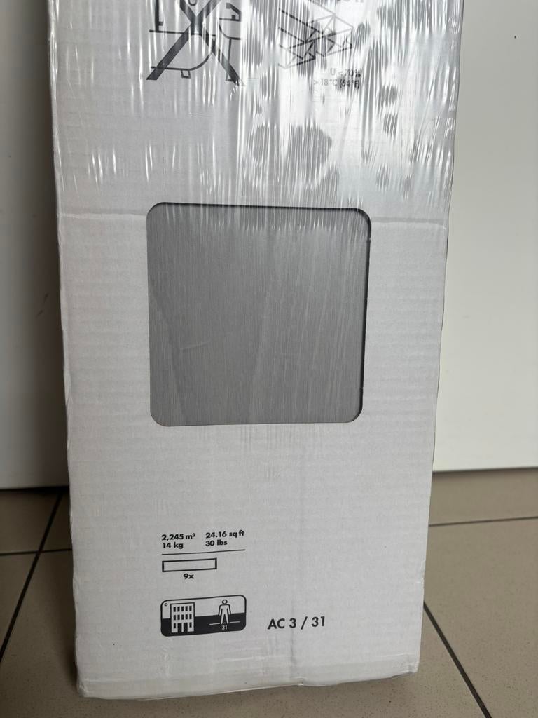 Laminaat  van Ikea 6 pakken NIEUW, Ophalen of Verzenden, Zo goed als nieuw, Minder dan 10 m², Laminaat