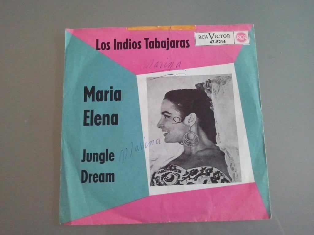 Los indios tabajaras - maria Elena, Cd's en Dvd's, Vinyl Singles, Latin en Salsa, 7 inch, Single, Ophalen of Verzenden