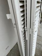 Witte vouwdeur/luiken - Gebruikt, Ophalen, Gebruikt, Minder dan 80 cm, 215 cm of meer