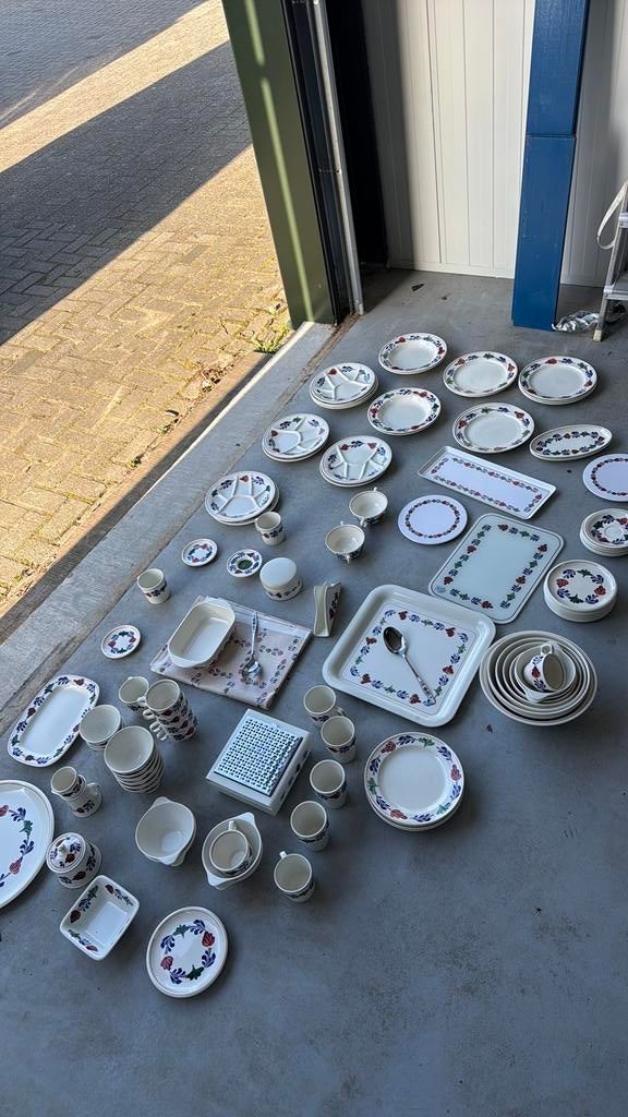 Boerenbont servies, Huis en Inrichting, Keuken | Servies, Ophalen, Overige typen, Zo goed als nieuw, Aardewerk