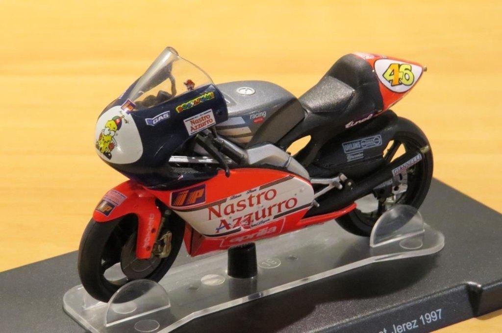 Valentino Rossi Aprilia RSW250 1997 test Jerez 1:18, Overige merken, Serviceclientele@altaya.be, Nieuw, Ophalen of Verzenden