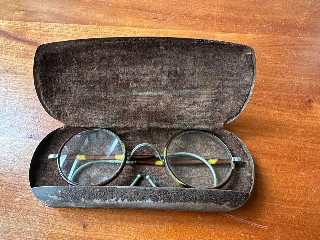 Antieke Windsor bril 1e helft 1900, Antiek en Kunst, Ophalen of Verzenden, Heren, Overige merken