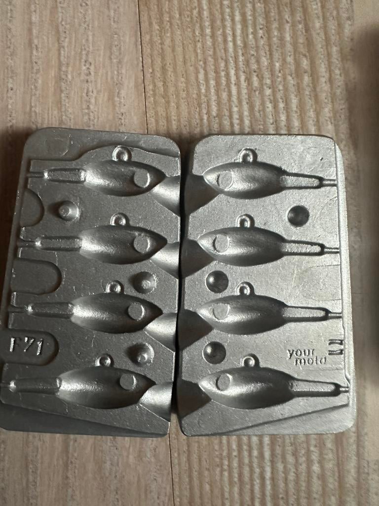 Loodmal voor loodkoppen voor zeebaars of snoekbaars, Ophalen of Verzenden, Nieuw