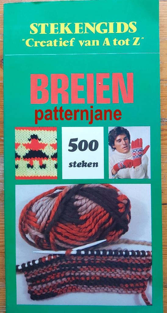 stekengids breien - creatief van a tot z - 500 steken zgan, Hobby en Vrije tijd, Breien en Haken, Zo goed als nieuw, Breien of Haken