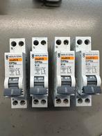 4x Merlin Gerin Multi 9 DPNa B16 automaten, Ophalen of Verzenden, Gebruikt, Overige typen