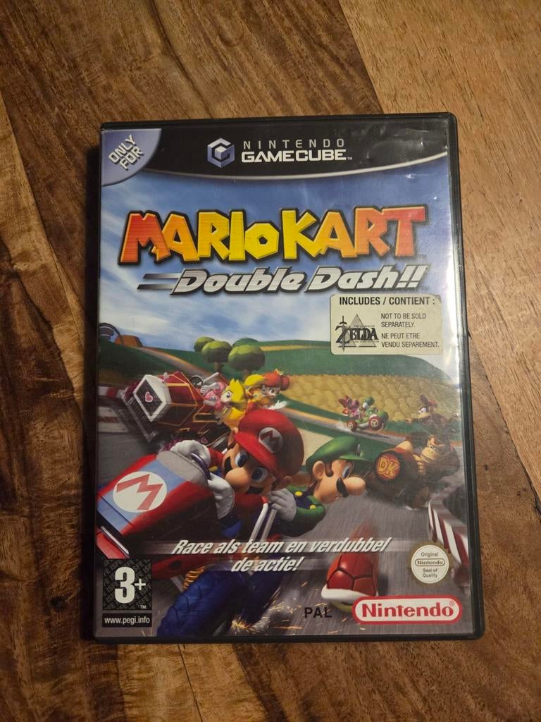 Mario Kart Double Dash voor Gamecube + Zelda Bonus Disc, Spelcomputers en Games, Games | Nintendo GameCube, Gebruikt, Racen en Vliegen