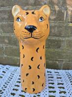 luipaard vaas, Gebruikt, Overige kleuren, Aardewerk of Porselein, Ophalen of Verzenden