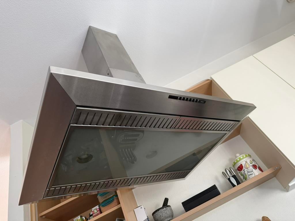 Afzuigkap voor kookeiland, Witgoed en Apparatuur, Afzuigkappen, Ophalen, Gebruikt, Eilandschouwkap, Vrijstaand