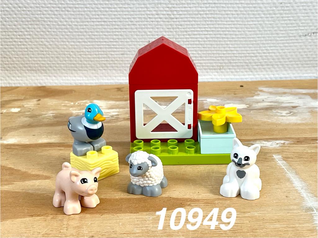Duplo boerderijdieren dieren verzorgen 10949 (compleet) 22, Kinderen en Baby's, Speelgoed | Duplo en Lego, Ophalen of Verzenden