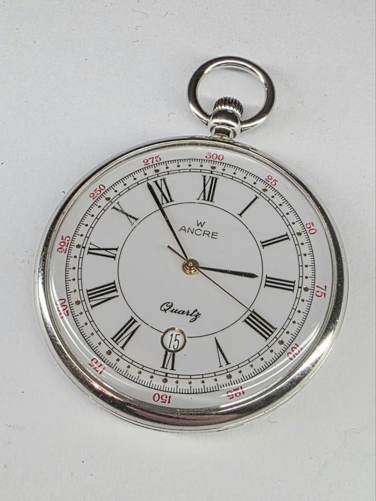 Zakhorloge Ancre, Sieraden, Tassen en Uiterlijk, Horloges | Antiek, Overige merken, Staal, Verzenden, .