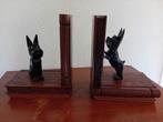 Vintage houten boekensteunen, Antiek en Kunst, Ophalen of Verzenden