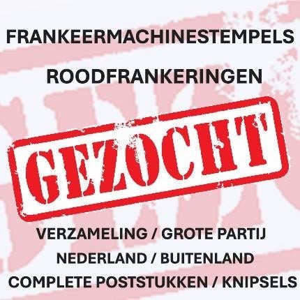 FRANKEERMACHINESTEMPELS TE KOOP GEVRAAGD -VERZAMELING/PARTIJ, Ophalen of Verzenden, Overige typen