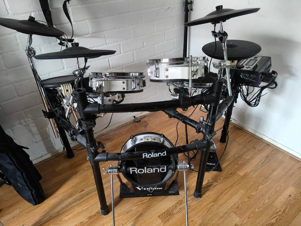 Roland v drum compleet td 10 td 12, Muziek en Instrumenten, Drumstellen en Slagwerk, Ophalen, Gebruikt, Roland