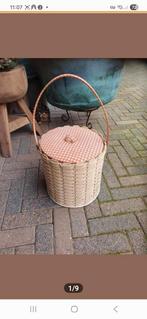 Oma's naaimand/naaispullen mand/retro mand, Ophalen of Verzenden