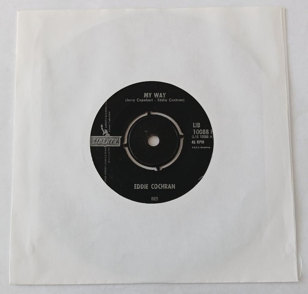 Eddie Cochran - My way, Ophalen of Verzenden, Gebruikt, Pop, Single