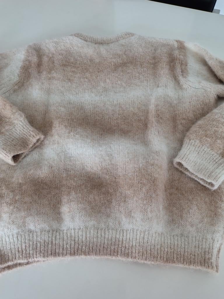 Trui by bar M, Beige, Ophalen of Verzenden, Zo goed als nieuw, Maat 38/40 (M)