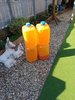 4 lege tanken van 20 liter, Ophalen