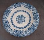 Groot Makkum aardewerk bord 29 cm blauw, Ophalen