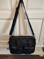 MicMac Westerntas A4 Zwart Leer - Handtas, Sieraden, Tassen en Uiterlijk, Tassen | Damestassen, Ophalen of Verzenden, Gebruikt