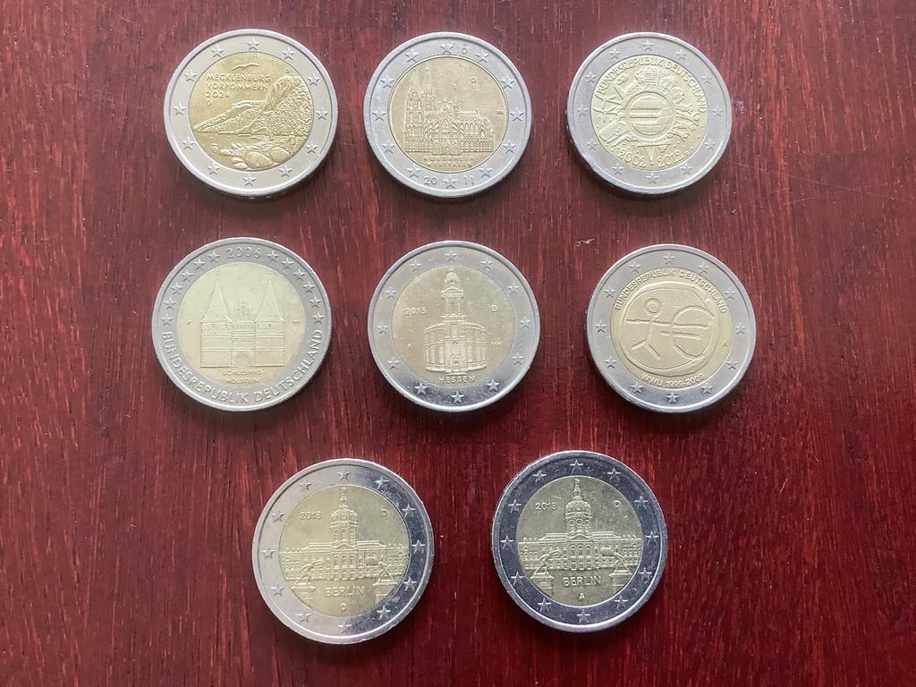 Duitse 2 Euro Herdenkingsmunten - Diverse Jaren, Postzegels en Munten, Ophalen of Verzenden, Duitsland, 2 euro, Setje
