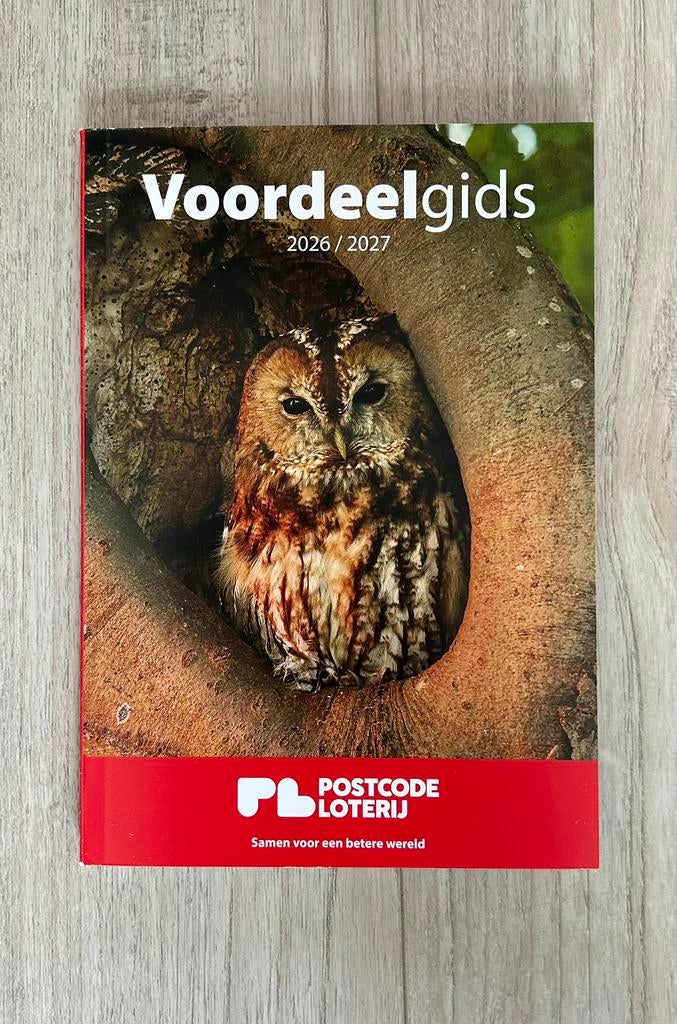Voordeelgids 2026/2027 postcodeloterij, Ophalen of Verzenden, Nieuw, Postcodeloterij