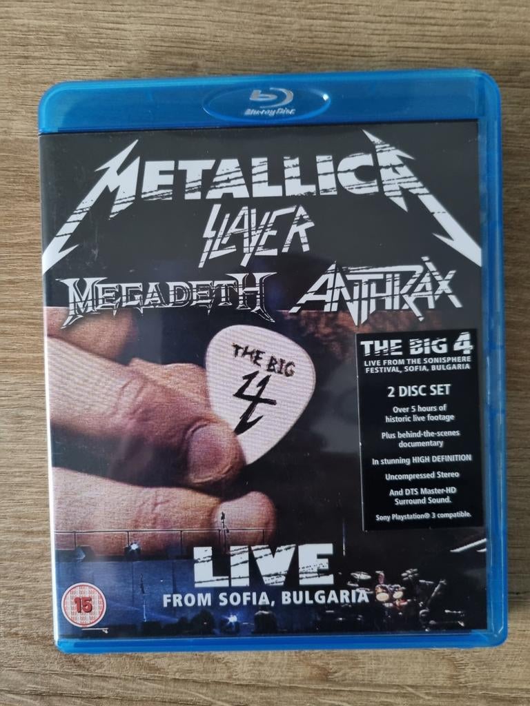 Metallica - the Big 4 - Bluray, Cd's en Dvd's, Blu-ray, Ophalen of Verzenden, Zo goed als nieuw, Muziek en Concerten, Boxset