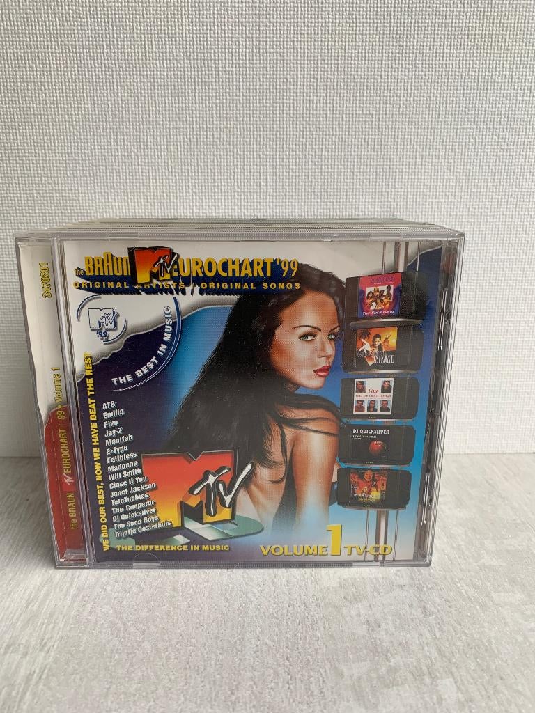 Braun Eurochart MTV CD's, Ophalen, Gebruikt