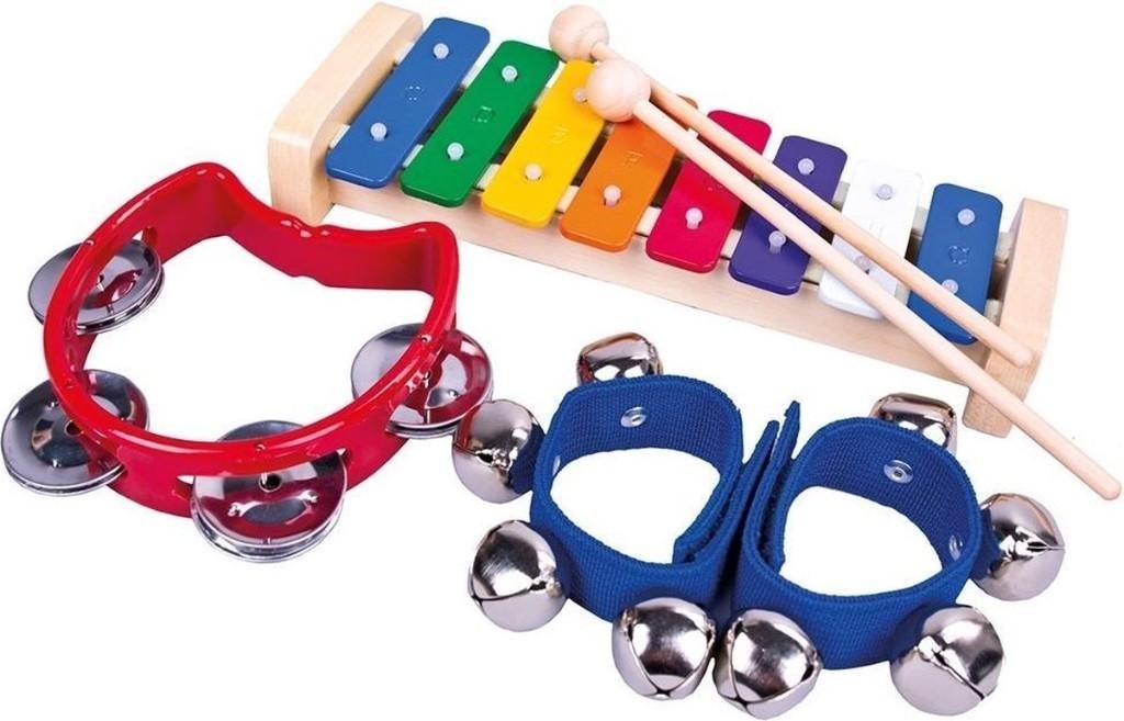 Muziekinstrumenten set voor baby's en peuters, Dorpsweg Spankeren, Spelendehollander, Nieuw, Ophalen of Verzenden