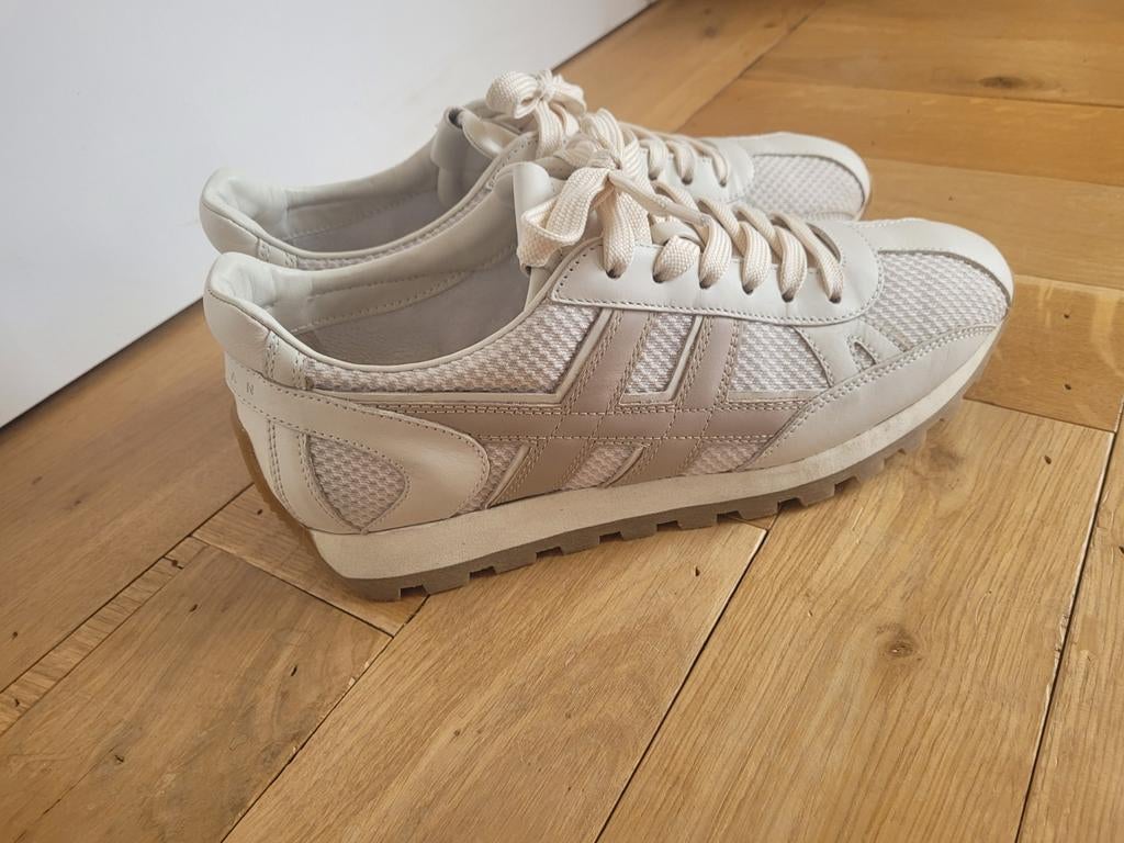 Hogan dames sneakers gympen wit leer 40, Ophalen of Verzenden, Zo goed als nieuw, Wit, Sneakers of Gympen