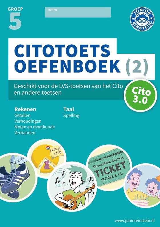 Citotoets oefenboek 2 (groep 5), Ophalen, Zo goed als nieuw, Overige niveaus, Nederlands