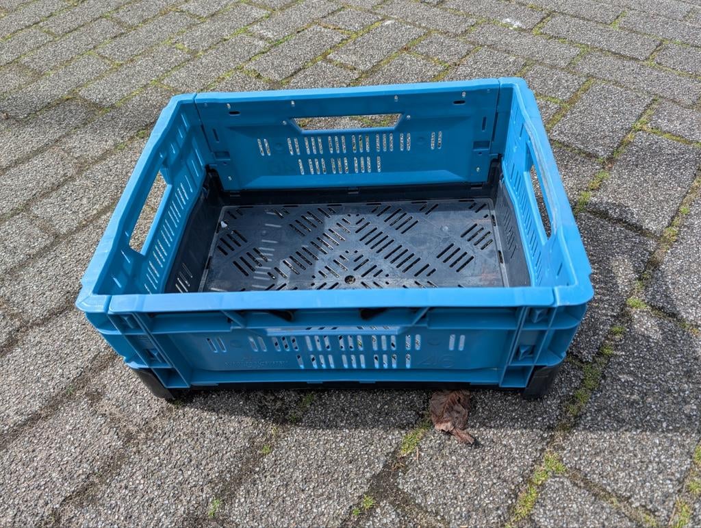 Opvouwbare kratten., Ophalen, 40 tot 60 cm, 50 tot 75 cm, Minder dan 35 cm