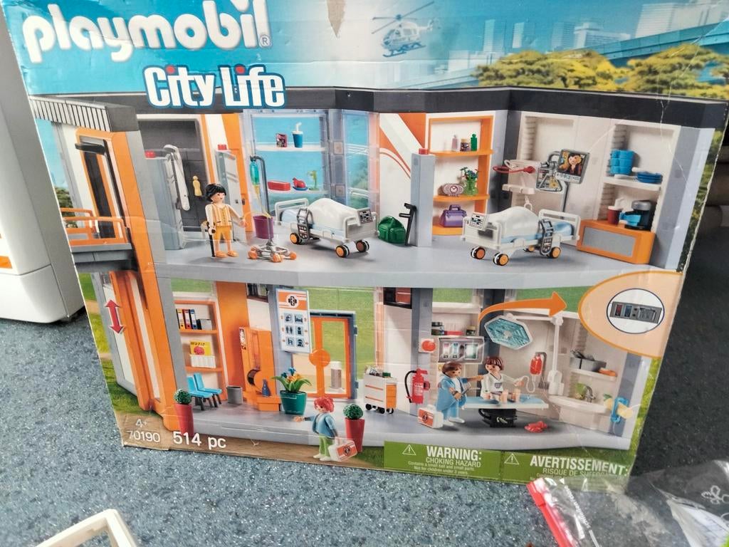 Playmobil ziekenhuis met ambulance, Kinderen en Baby's, Speelgoed | Playmobil, Ophalen of Verzenden
