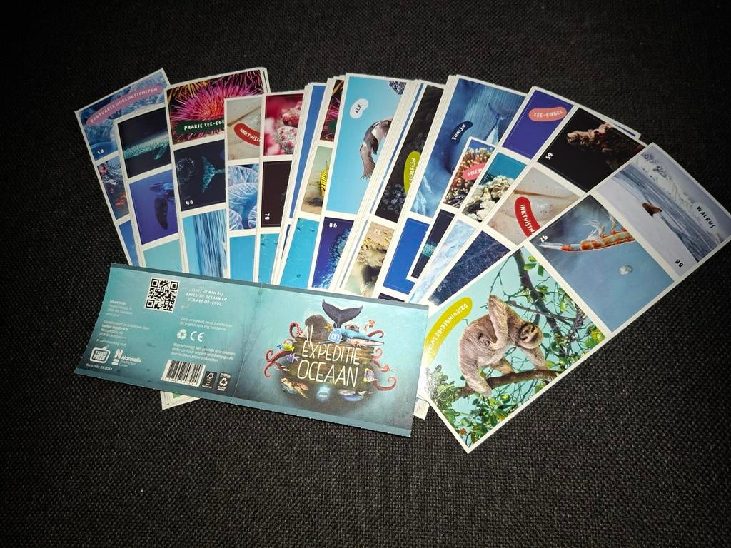 56 Expeditie Oceaan spaarkaartjes stickers- Albert Heijn, Albert Heijn, Ophalen of Verzenden