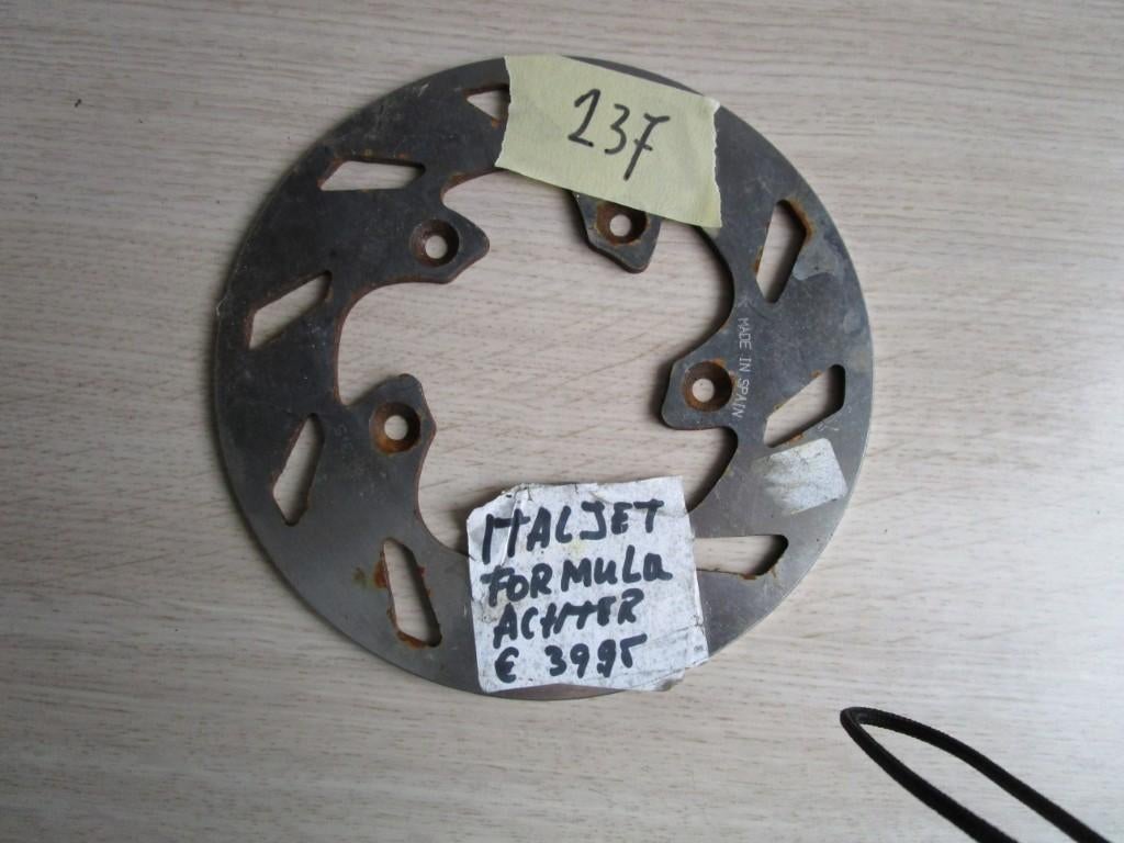 Nr.237: Remschijf Italjet Formula, achter, 175 mm, Ophalen of Verzenden, Nieuw, Overige typen, Overige merken