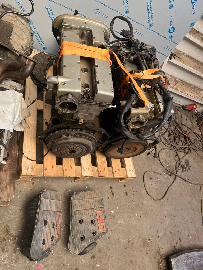 2x opel 2.0 16v motors c20xe gsi astra kadett, Auto-onderdelen, Ophalen, Gebruikt, Opel