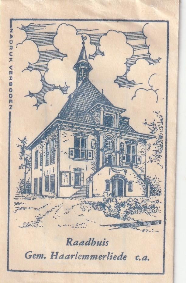 Suikerzakje #795 : Raadhuis Haarlemmerliede, Verzenden, Nederland