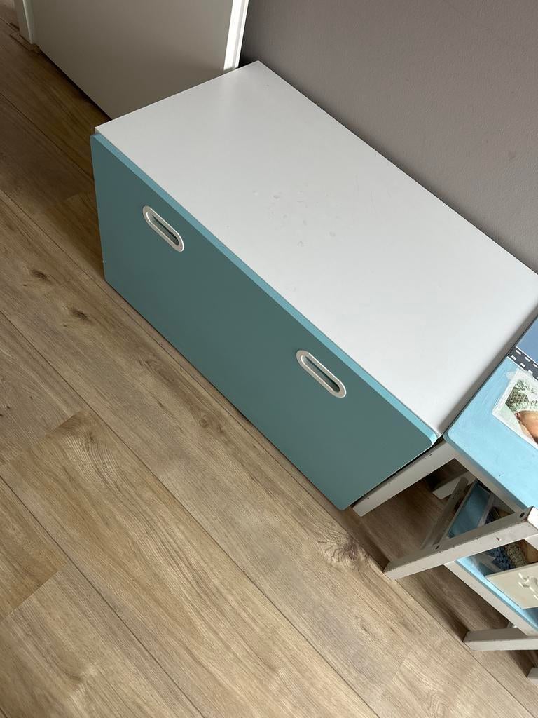 IKEA opbergkist met gebruikerssporen, Ophalen, Overige materialen, Gebruikt, 75 tot 100 cm