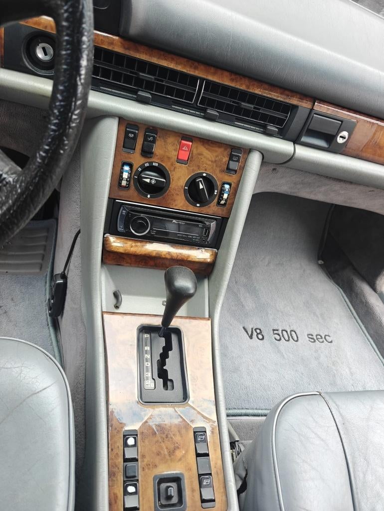 MERCEDES 500 SEC IN ONDERDELEN!, Ophalen, Mercedes-Benz, Motorkap