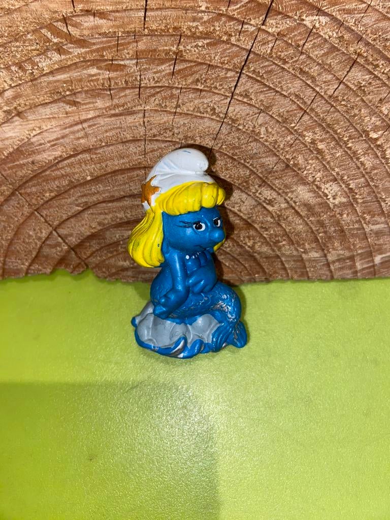 Smurfen smurf zeemeermin smurfin blauw, Verzamelen, Smurfen, Ophalen of Verzenden, Zo goed als nieuw, Verschillende Smurfen