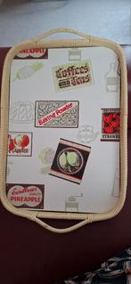 Vintage dienblad met fruit reclame, Ophalen of Verzenden
