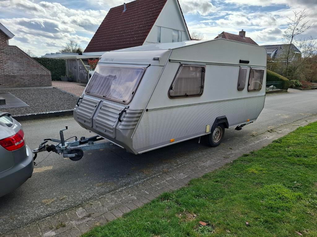 Nette kip greyline vakantie klaar 4persoons, Caravans en Kamperen, Caravans, Standaardzit, Kip, Particulier, 4 tot 5 meter