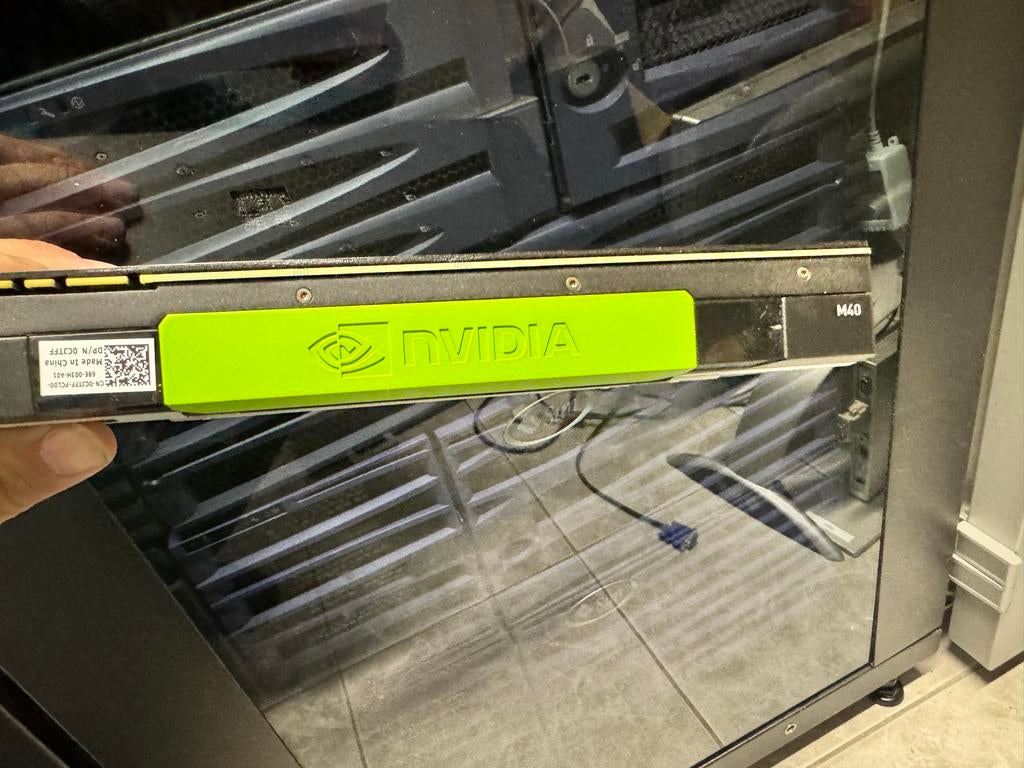 Nvidia Tesla M40 12GB GPU, Computers en Software, Videokaarten, PCI-Express 3, Gebruikt, Ophalen of Verzenden, GDDR5