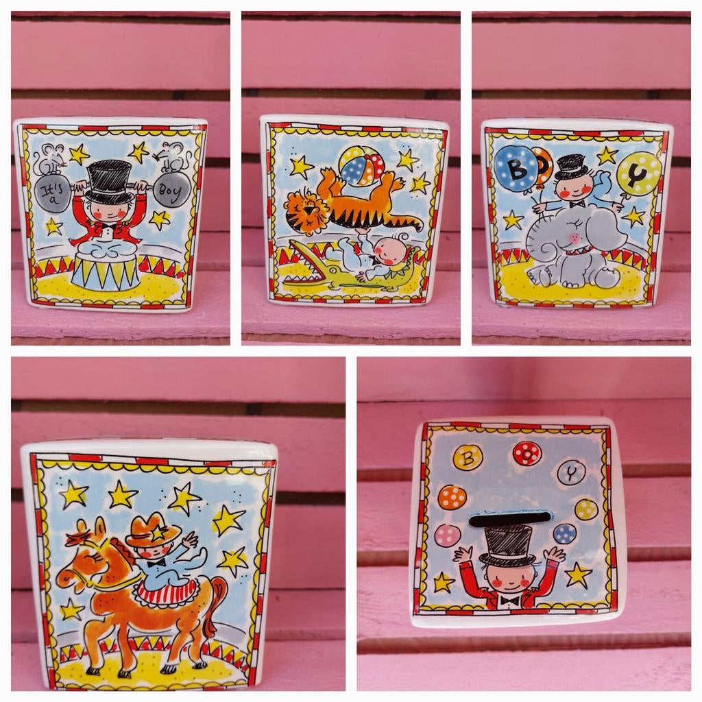 Blond Amsterdam spaarpot, Ophalen of Verzenden, Zo goed als nieuw, Steen, Aardewerk of Keramiek, Overige thema's