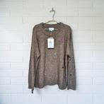 NWT Nümph Trui Maat M Bruin Gebreid Sterren Manen Print, Maat 38/40 (M), Nieuw, M, Ophalen of Verzenden