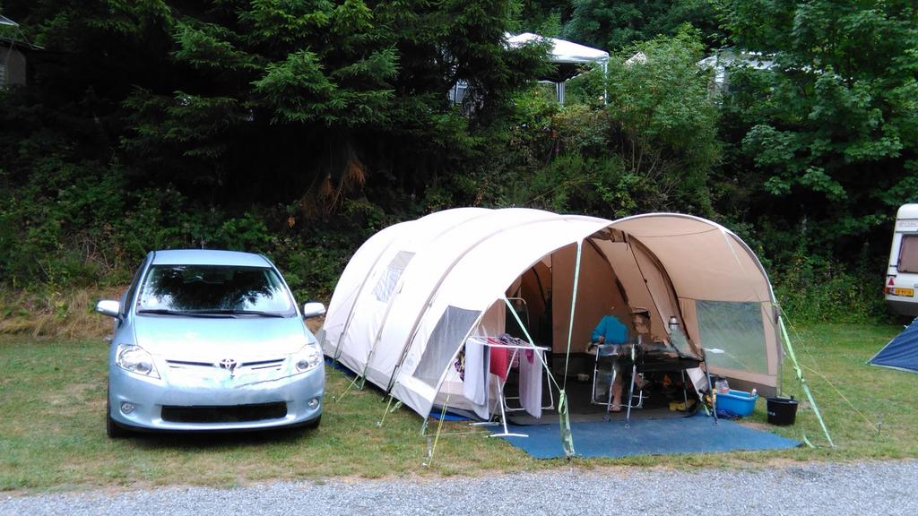 Nomad bantu 4 air tunneltent 4 persoons, Caravans en Kamperen, Tenten, Ophalen, Gebruikt, Tot en met 4