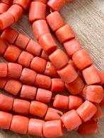 Antieke bloedkoraal kralen, snoer, Sieraden, Tassen en Uiterlijk, Antieke sieraden, Verzenden, Overige materialen, Ketting