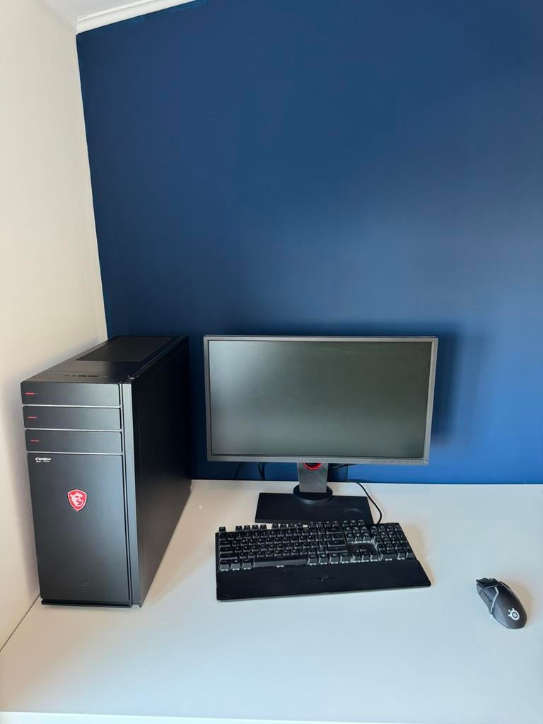 MSI i7 PC 32GB RAM RTX 2060 + Zowie monitor, Computers en Software, Desktop Pc's, 32 GB, Ophalen of Verzenden, Zo goed als nieuw